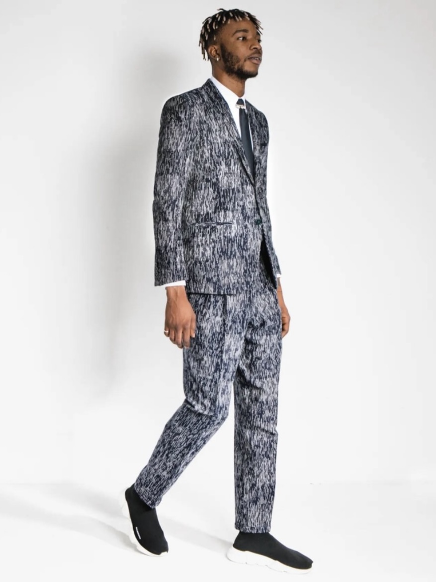 Custom-Tailored Suit Made with Japanese Fabric